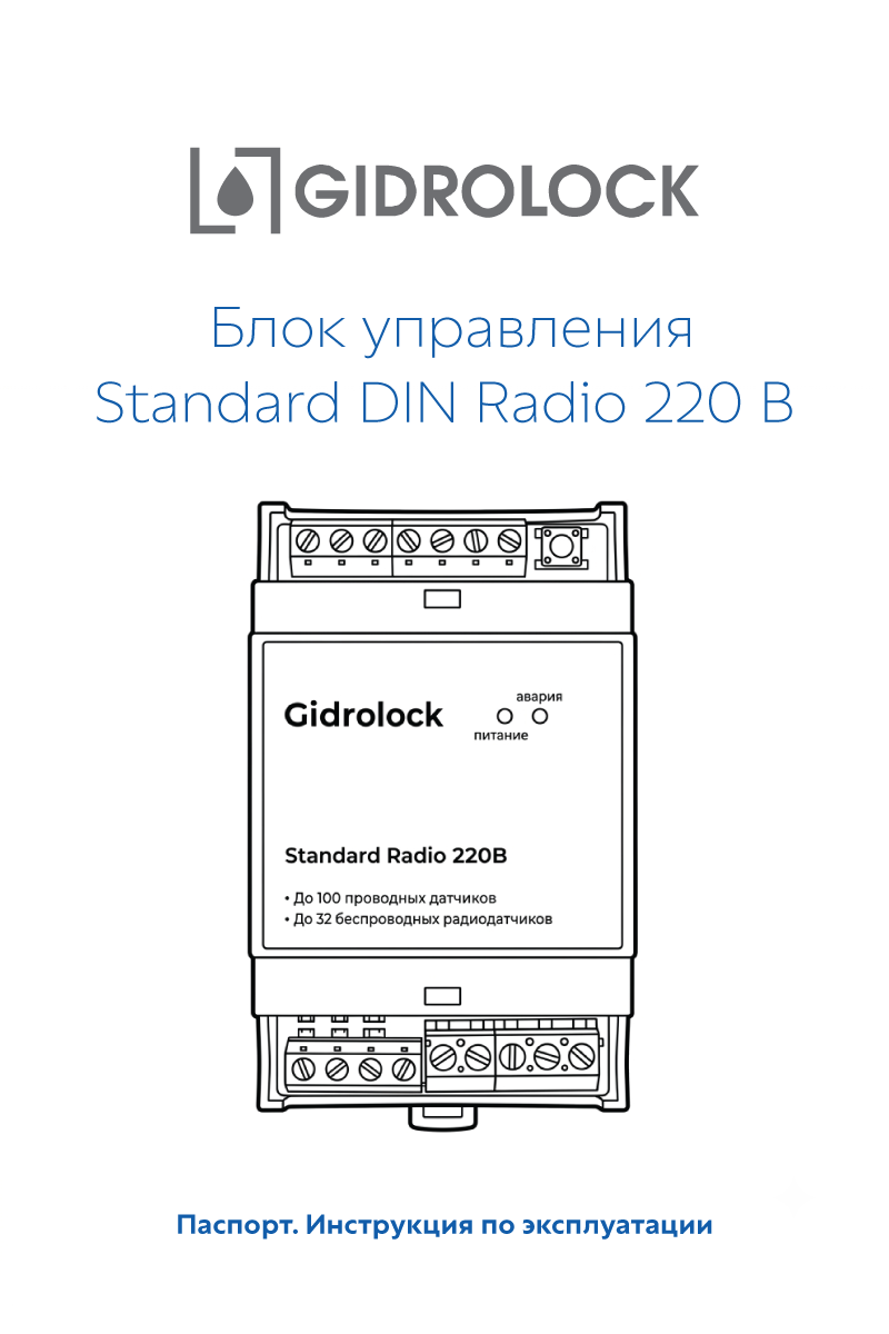 Паспорт Standard DIN Radio 220В