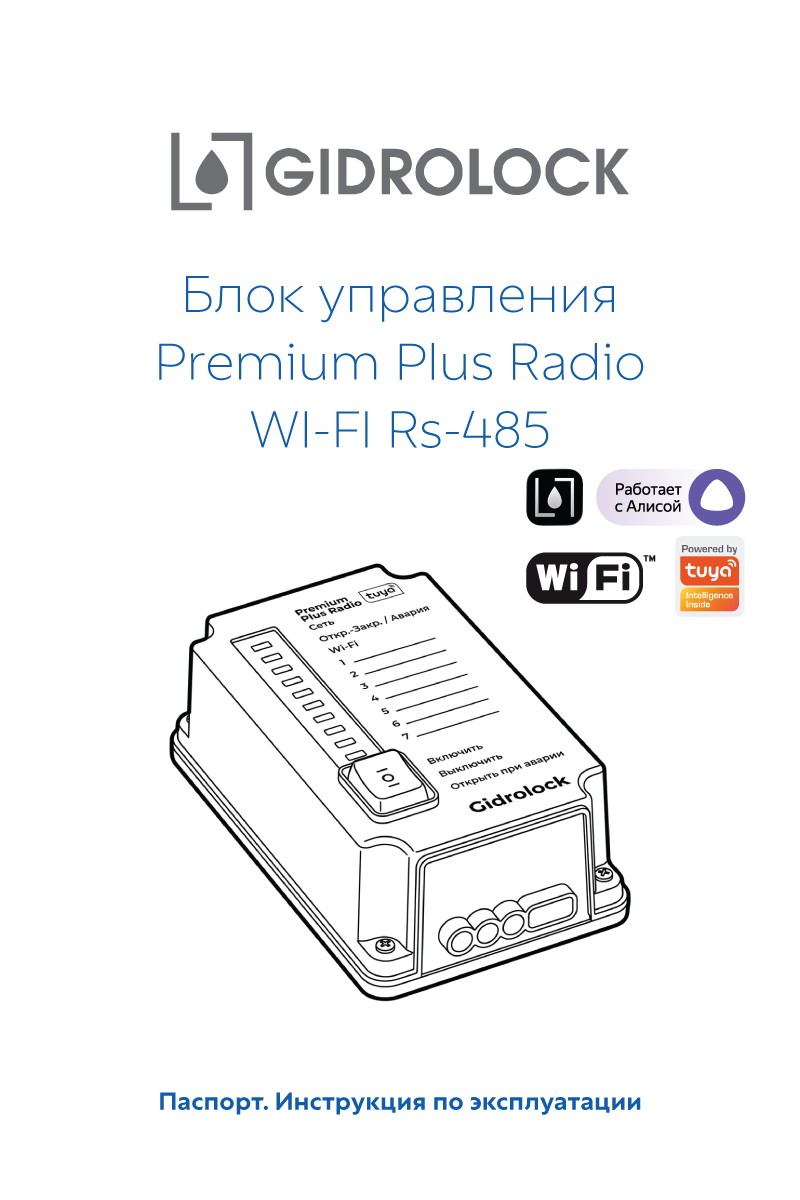 Паспорт Premium Plus Radio Wi-Fi RS-485